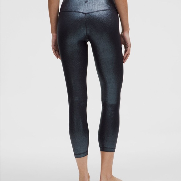 Lululemon Align HR 25" Rib Shine Pants Leggings Sz 4 - Picture 2 of 8